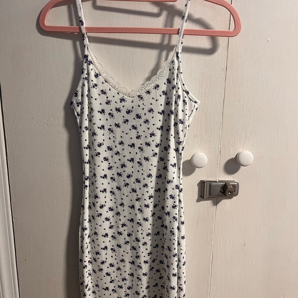 Floral Spaghetti Strap Dress